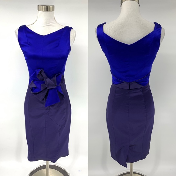 karen millen bow front dress